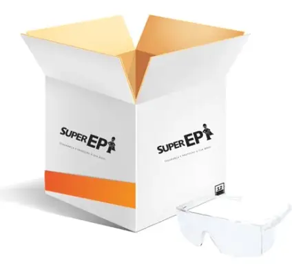 imagem do produto Óculos Sky Clear Delta Plus Rio de Janeiro Uva e Uvb CA 39878 Caixa Master 60 Unidades