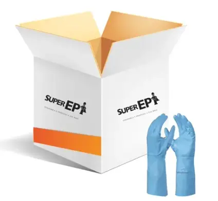 imagem do produto Luva Danny Maxi Látex Reforço Extra DA-300 Ca 13301 Azul - Caixa