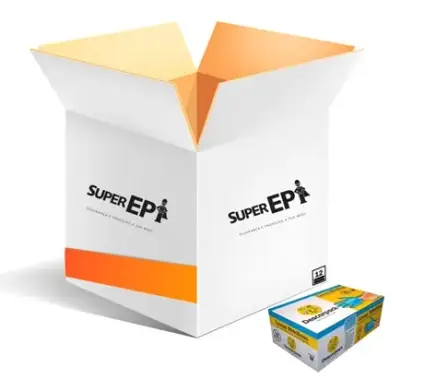 imagem do produto Luva Nitrílica Azul Descarpack Sem Talco CA 43653 - Caixa