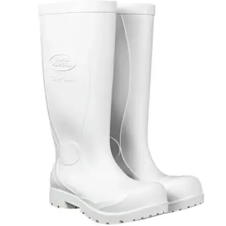 imagem do produto Bota de Pvc Cano Longo 35cm Com Bico de Composite Branca Calfor CELB505  CA 46877