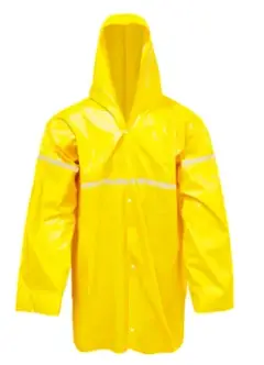 imagem do produto Capa de Chuva em PVC com refletivo Policap Vinilseg VL400 Amarela CA 33304