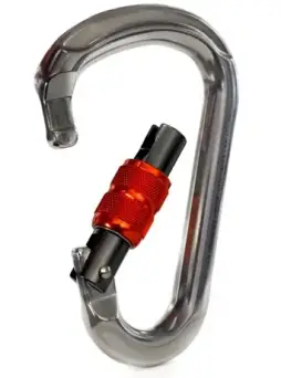 imagem do produto Mosquetão Sideup Em Alumínio 25KN Trava Rosca Polido SU2319 CE EN NBR