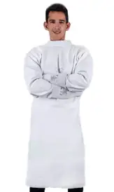 imagem do produto Avental Tipo Barbeiro de Vaqueta Total 1,20 x 0,60 CM Com Mangas Zanel CA 16070 imagem do produto Avental Tipo Barbeiro de Vaqueta Total 1,20 x 0,60 CM Com Mangas Zanel CA 16070