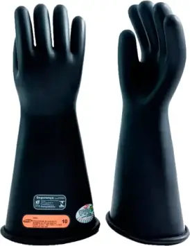 imagem do produto Luva Isolante de Borracha Alta Tensão Preta Tipo II Orion Classe 3 30Kv 26.500v CA 29772