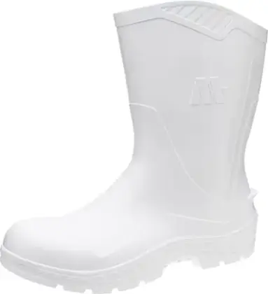 imagem do produto Bota de Pvc Marluvas All Work 100AWORKF-CM-BR-A Branca Cano Médio Bico de Aço CA 48257