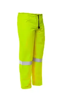 imagem do produto Calça de Chuva Amarela Limão Vértice Impermeável em Nylon Qualidade Superior e Resistente CA 28740