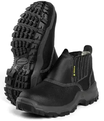 imagem do produto Botina de Segurança Delta Plus Santos SBP SRA Com Bico Composite e Calçe Rápido CA 45933