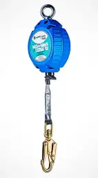 imagem do produto Trava-Quedas Retrátil Hércules de 6 Metros em Cabo de Aço Galvanizado Modelo HTQR060G até 136KG