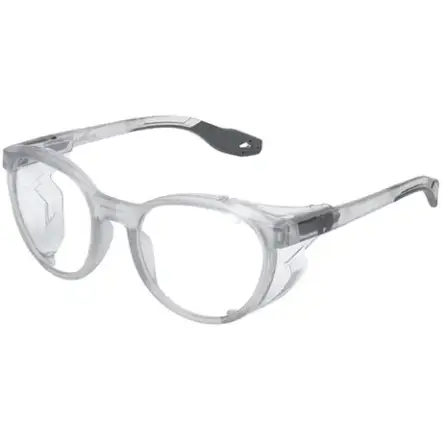 imagem do produto Óculos de Segurança Para Graduação Id Safety Modelo ID 106 Tamanho 52 Fumê e Cinza  CA 52301