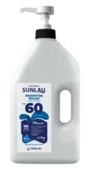 imagem do produto Protetor Solar Sunlau Marca Henlau Fator 60 Sem Repelente Frasco 2 kG/LT