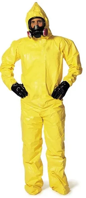Macacão Amarelo Proteção Química ChemMax 1 Lakeland
