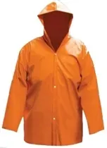 Capa de Chuva Laranja Longa Impermeável Eco Capa CA 31874