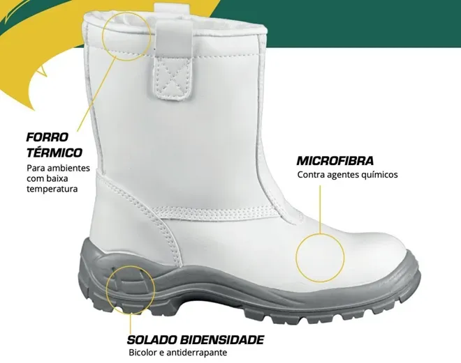 Bota Térmica Frigorífica Smart Fibra HGS Fujiwara CA 31300