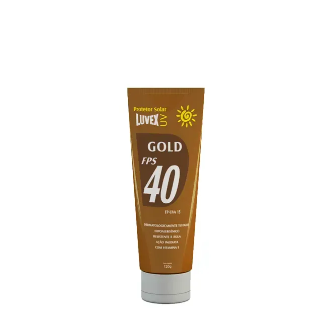 Protetor Solar Facial Luvex UV FPS 40 Gold Vitamina E