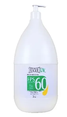 Protetor Solar UV FPS 60  Bombona de 2 Litros