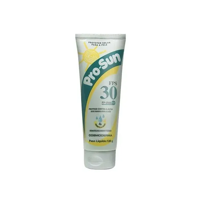 Protetor Solar Pro Sun FPS 30 120gr Cosmoderma