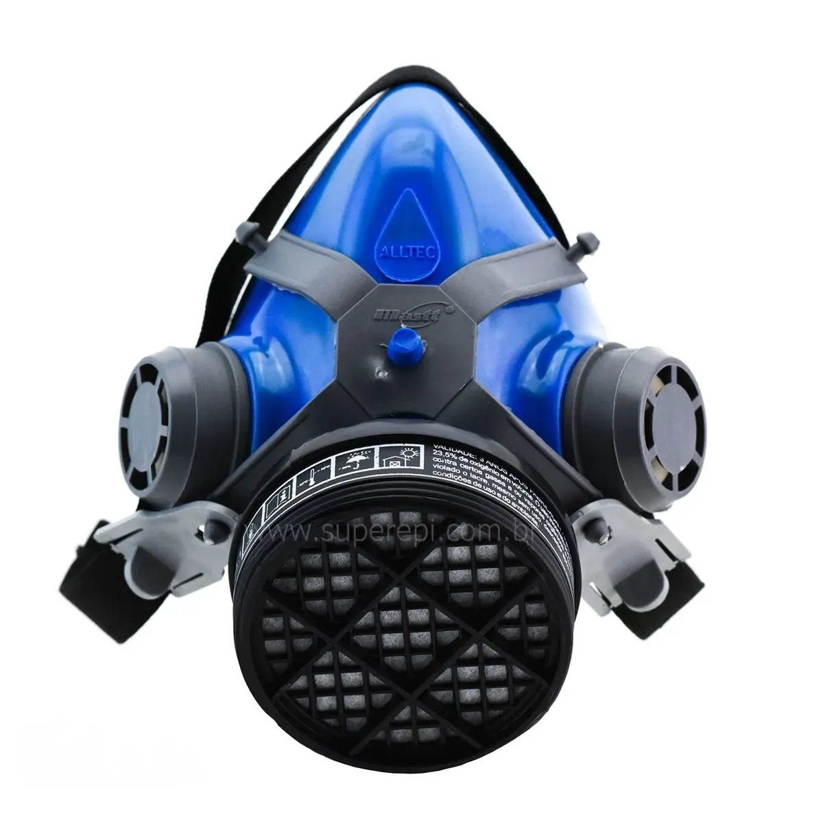 Máscara Semi-Facial Alltec 2401 Com 1 Filtro VO CMA-1