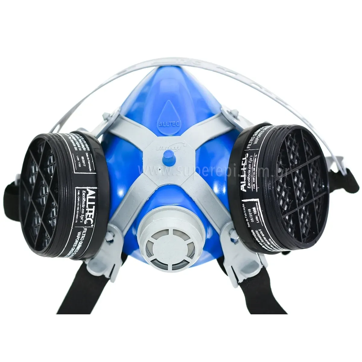 Máscara Alltec 2402 Com 2 Filtros Inclusos Vapor Orgânico Ca 10463