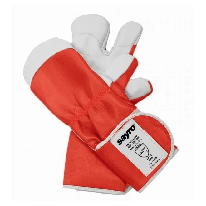 Luva Para Motosserra Modelo Motosserrista SRO 500 Sayro CA 11409