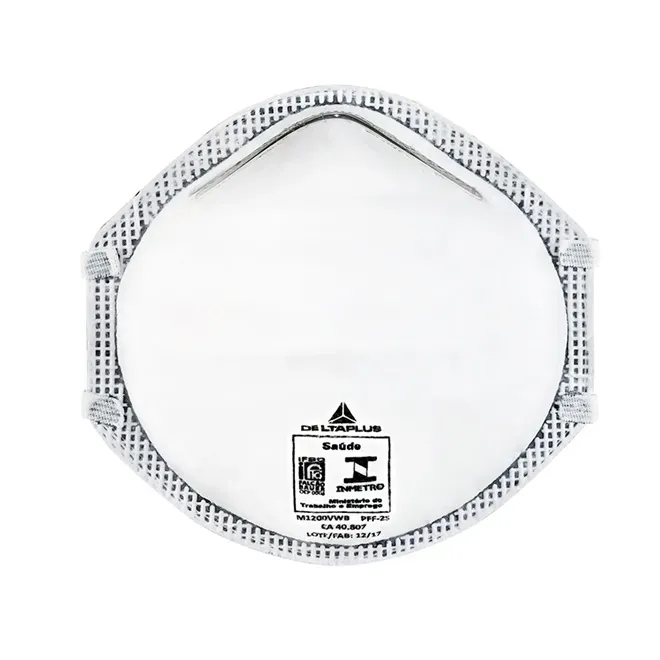 Respirador Tipo Concha PFF2 Sem Vávula Delta Plus Carvão Ativo Ca 40807 M1200WBR