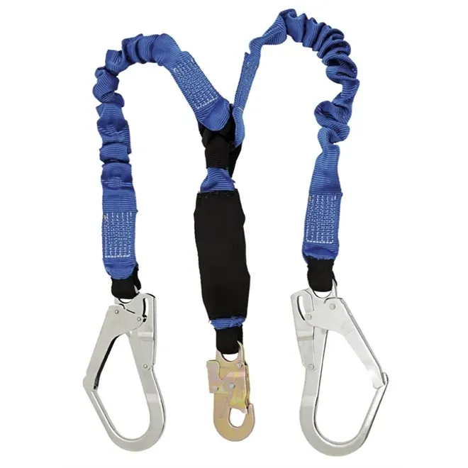 Talabarte Duplo Com Fita Tubular e Absorvedor Honeywell Miller 20203-BR Gancho 110 MM