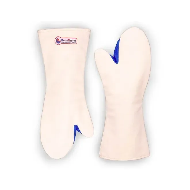 Luva Para Alta Temperatura Benetherm Mão de Gato Branca Therm-Up P 010