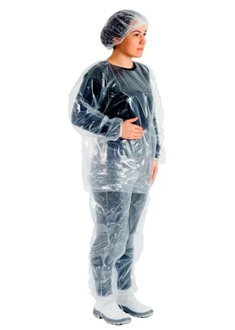 Conjunto de Segurança Impermeável em Polietileno Proteção ao Uso de Água CA 30354 Pacote Com 10