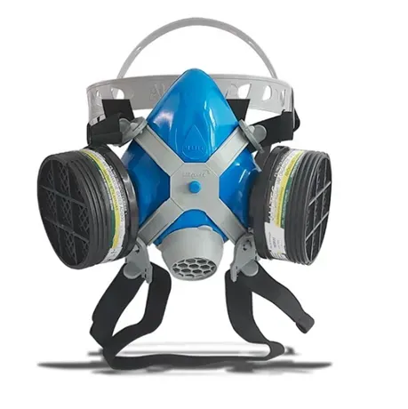 Respirador Semi-Facial Alltec kit 2402 + 2 Cartuchos Abek-1 Multigases CA 10463