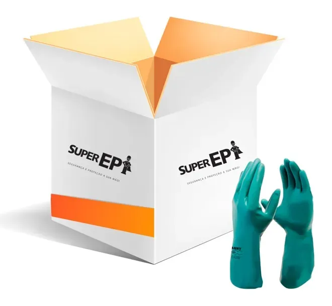 Luva Nitrílica Com Grafeno Danny GrapheNit Com Forro DA-36.801 CA 44051 Caixa 12 ou 36 Pares