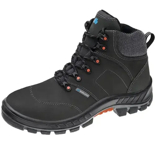 Bota de Segurança em Couro Nobuck Marluvas 75BPR26-CLI-CNG-BP Bico de Pvc Grafite CA 39251