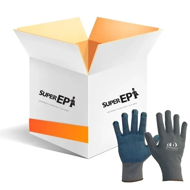 Luva Poliflex Em Nylon Pigmentada DA-11300 Ca 14997 Caixa 12 ou 48 pares