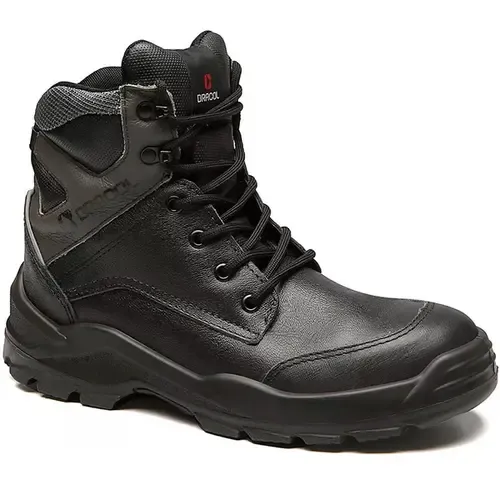 Bota de Segurança de Amarrar Bracol Horizon Maag Preta Couro Hidrofugado e Bico de Pvc CA 40872