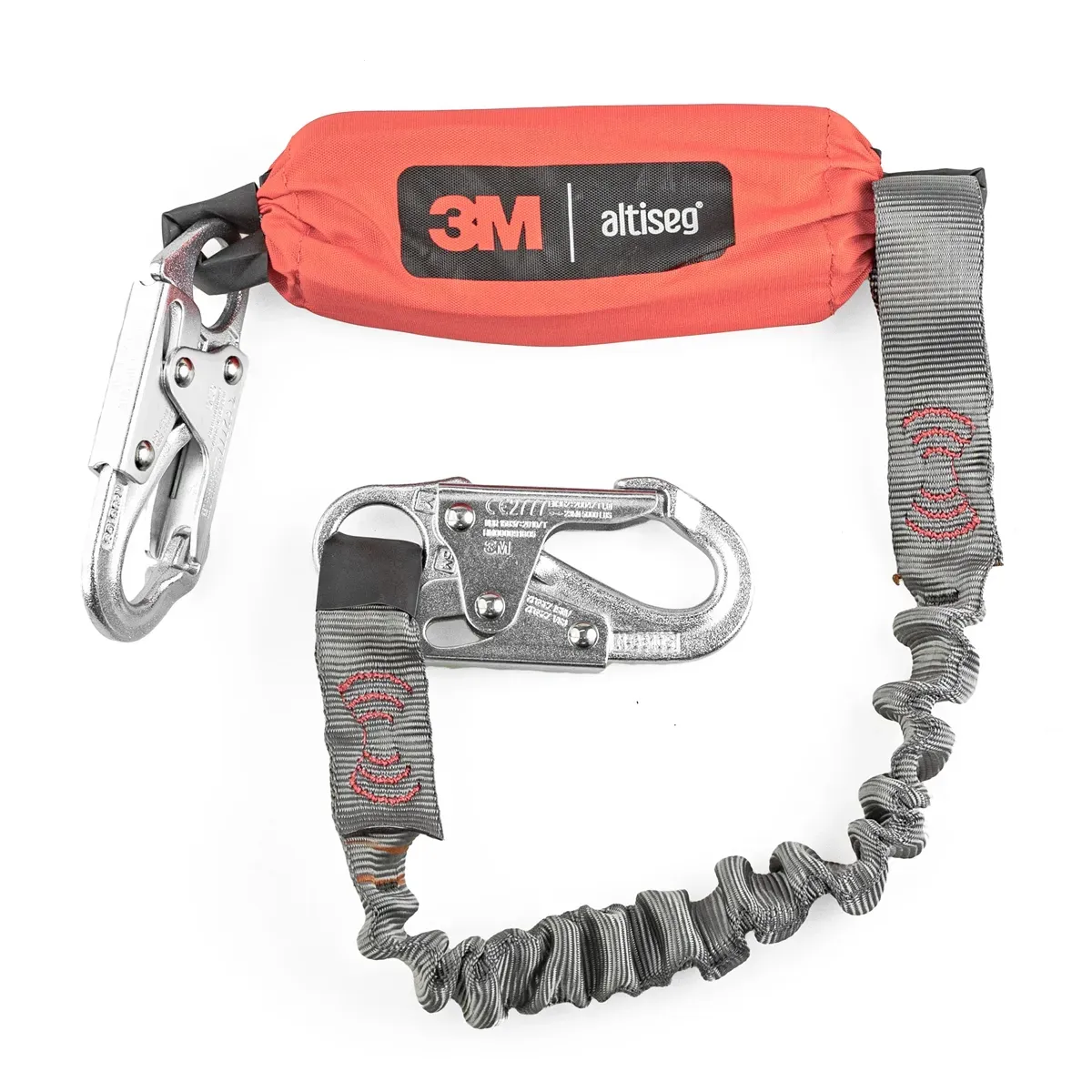 Talabarte 3m Altiseg G6 em I Com Abs e Gancho 55mm em Aço Inox Suporta Até 140kg HB004661409