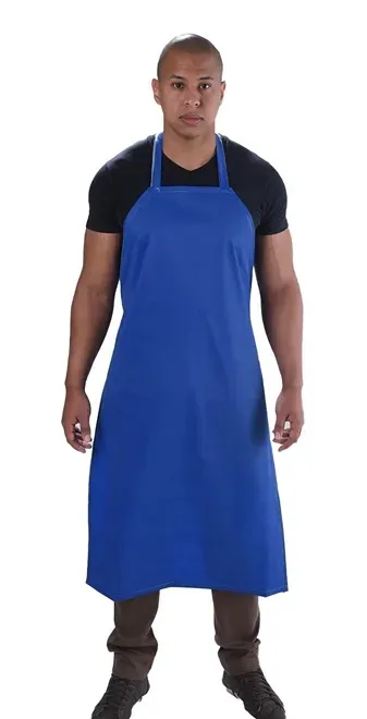 Avental de Pvc Azul Vinilseg Policap 1,20 X 0,70 com fivelas de Engate CA 33301