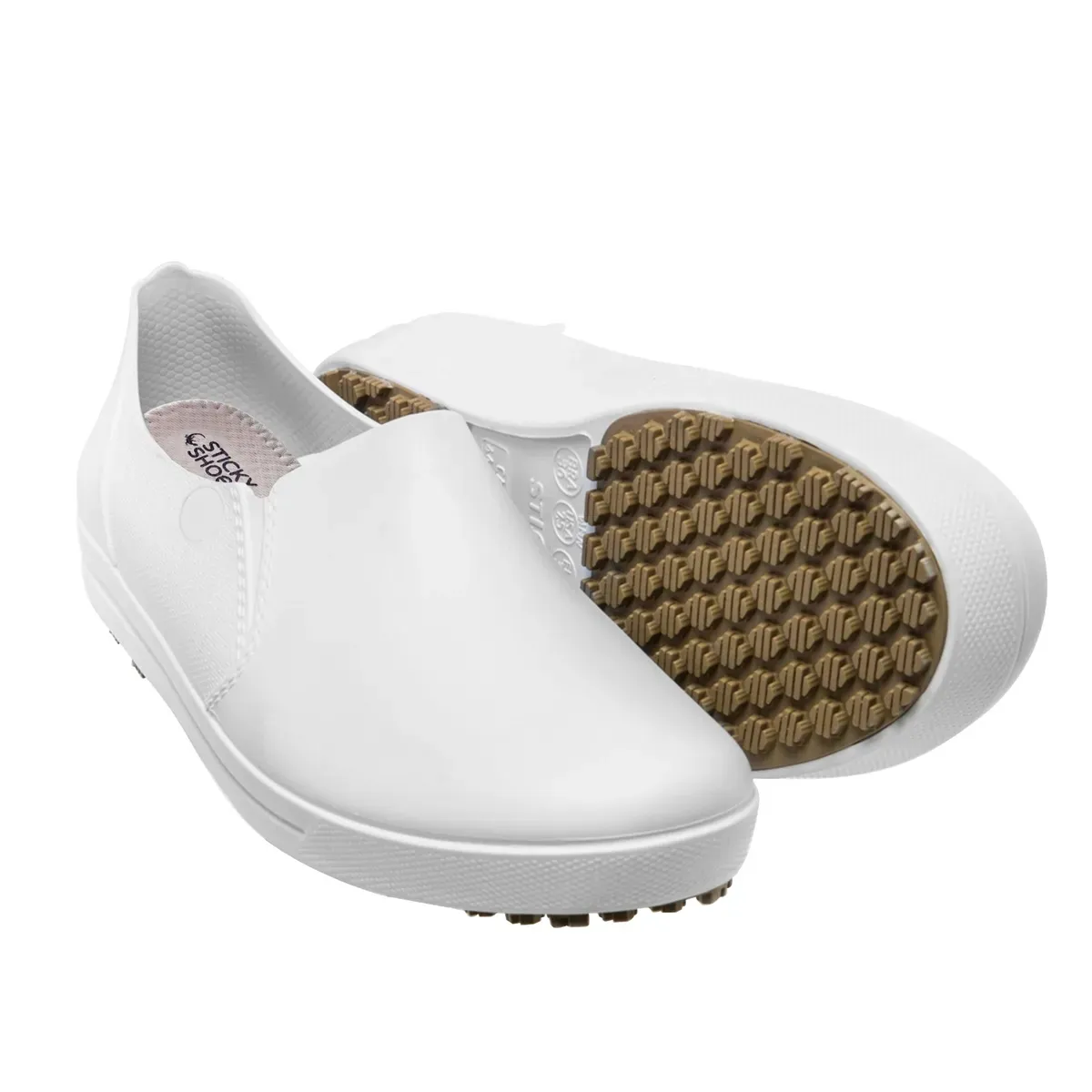 Tênis de Segurança Feminino STW Woman Sticky Shoes Branco CA 44589