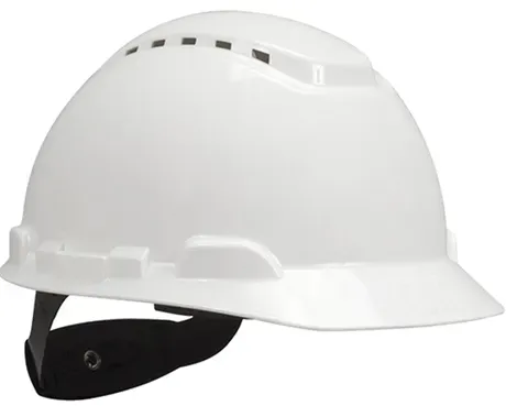 Capacete de Segurança 3M H-701 Secure Fit Branco  Ventilado Com Suspensão de Catraca e Sensor UV HB004732499 CA 29637