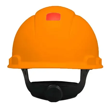 Capacete de Segurança 3M H-706 Secure Fit Laranja Com Suspensão de Catraca e Sensor UV HB004726723 CA 29638