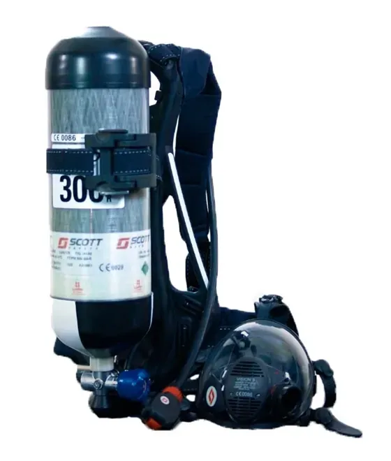 Conjunto Autonomo de Ar Comprimido Pressão Positiva Scott Safety Propak Sigma 3M com Cilindro de 45 Minutos HB004594063 CA 41350