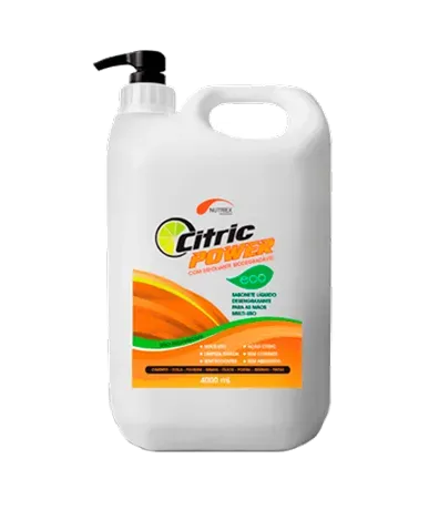 Sabonete Desengraxante Nutriex Citric Power 4 Litros Limpeza Pesada das Mãos