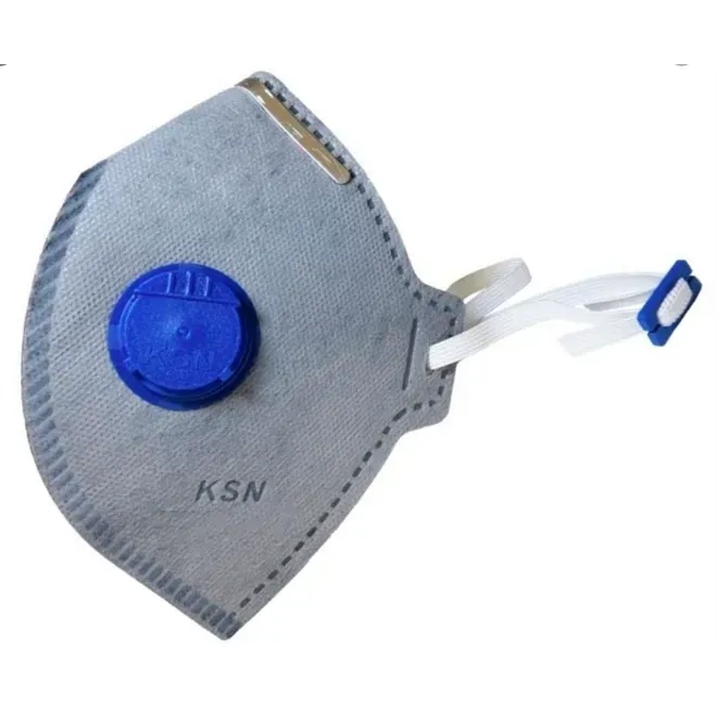 Máscara Hospitalar KSN PFF3 Com Válvula e Carvão Ativado 20.03Co SL CA 42580