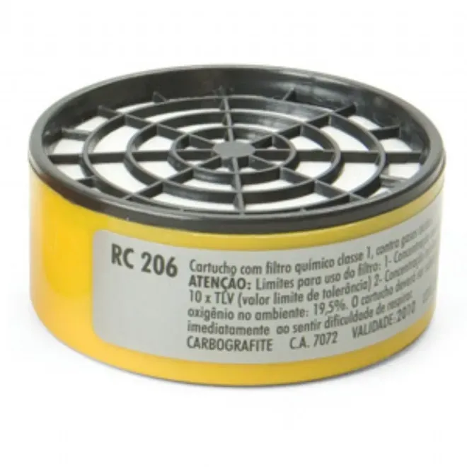 Filtro Químico Para Gases Ácidos Carbografite RC206 CA 7072