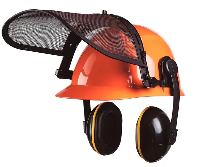 Kit Roçador Camper  Com Capacete Avant Rotor + Protetor Facial Malha de aço + Abafador Kit 3 em 1 Completo CA 34414