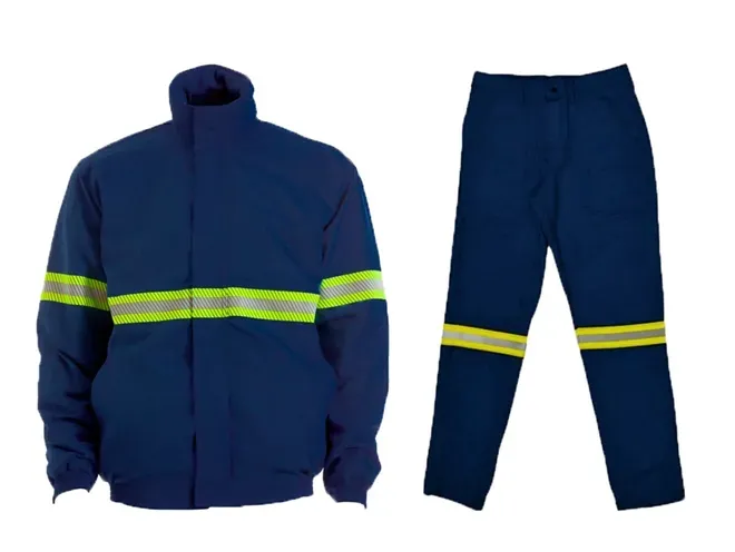 Conjunto Eletricista Azul NR10 Risco IV Atpv 44 Com Refletivo Guardian CA 52108/51971