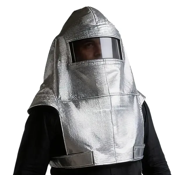 Capuz Aluminizado ThermFire 022 até 1400°C com Visor Fixo | CA 47015