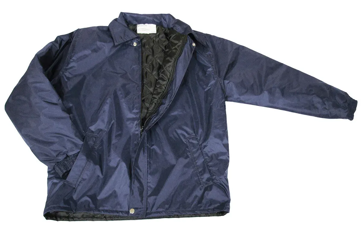 Jaqueta Térmica Câmara Fria Emborrachada Azul Qualiflex 100% Impermeável Com Bolsos Frontais, botões e Ziper CA 28667