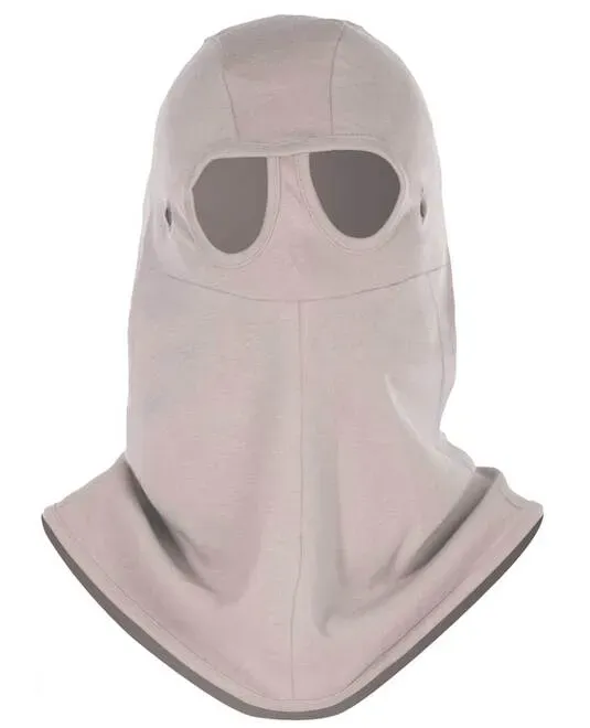 Capuz Balaclava Risco II NR10 2 Orifícios Commanders FR ATPV 9,4 Contra Arco Elétrico e Antichamas Cor Cinza CA 45749