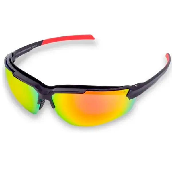 Óculos de Segurança Kalipso Kronos Lente Vermalho Espelhado Antiembaçante Proteção UV 99,9% Ca 49319