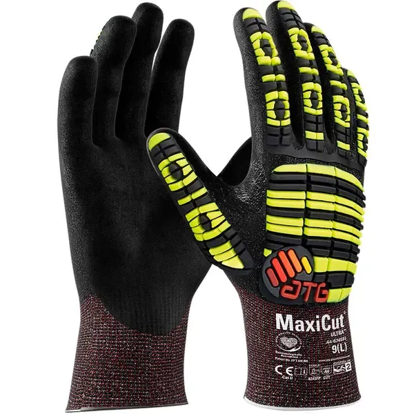 Luva Atg Maxicut Ultra 60.500 Ad-apt Anticorte Nível F e Anti-Impacto Alto Conforto e Durável CA 51753