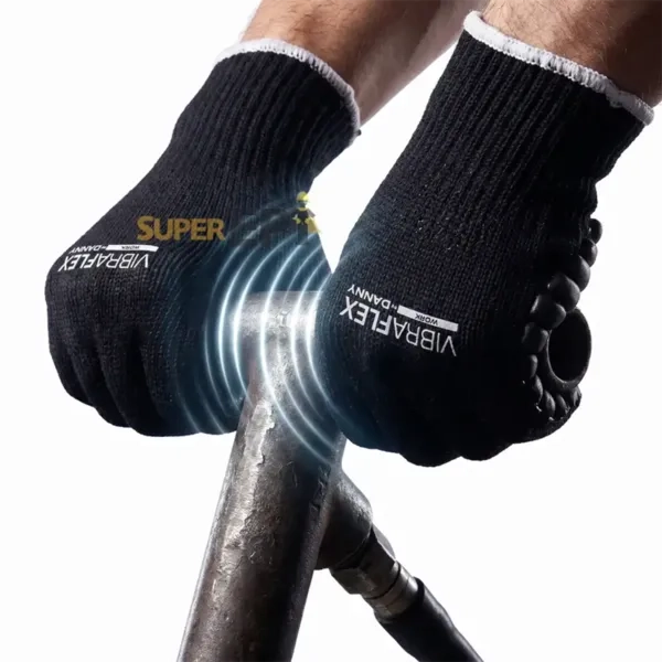 Luva Antivibração Vibraflex Work Danny DA-4.000 EN ISO 10819 Calor 250°C Mecânica 3443C Corte 4 Rasgamento 4 Neoprene Gomos Linha Suprema CA 44549
