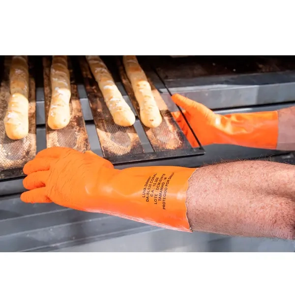 Luva Danny Coral DA-SL530 Ótima Aderencia, Resistencia a Cortes e Furos Térmica 350º CA 15366